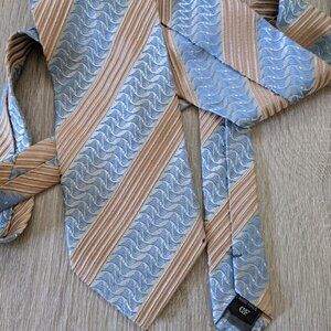 Daniel de Fasson 3.75in Necktie - Blue/Orange